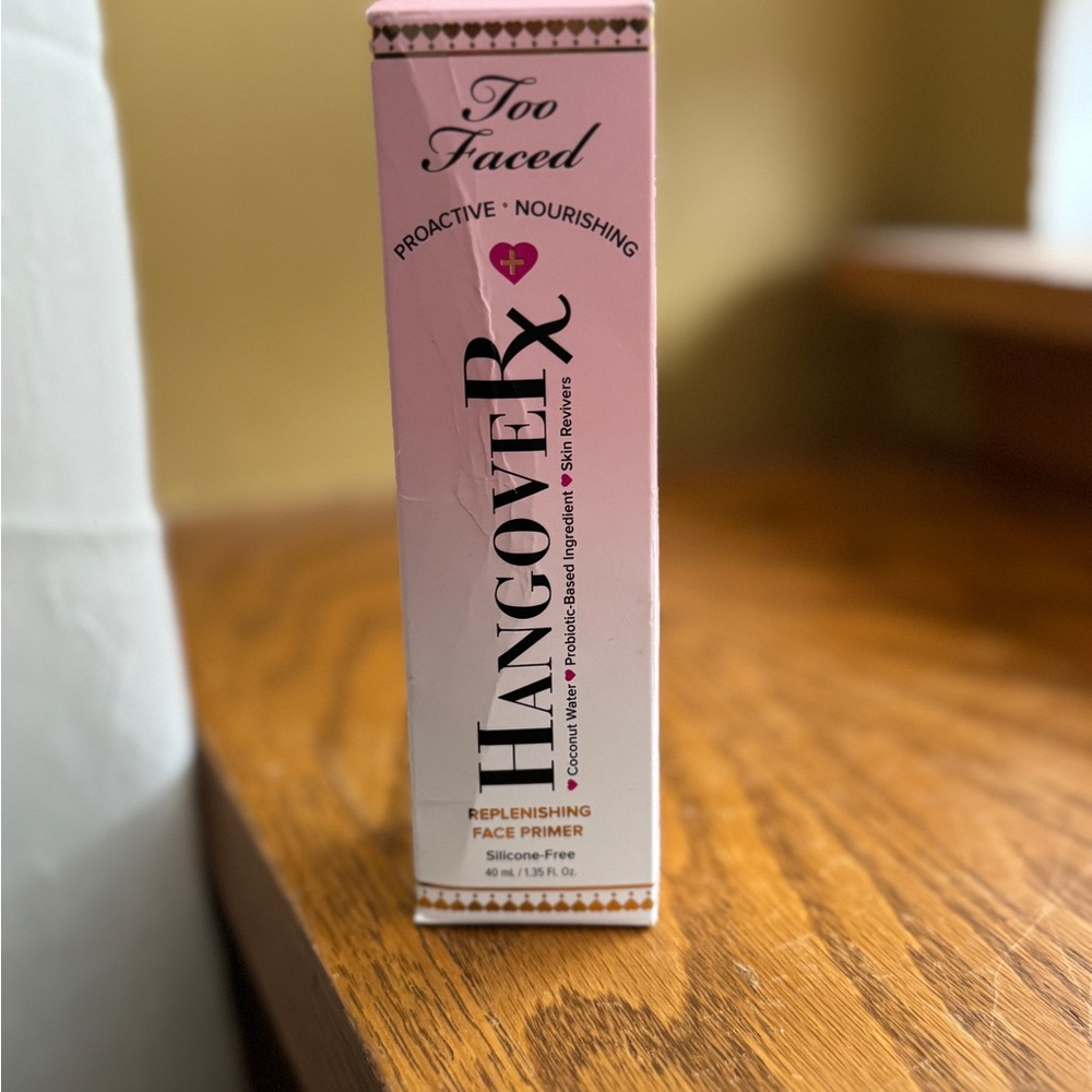 Too Faced Hangover Replenishing Face Primer in Pink